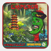 WQ STICKER LG: Emperor Pepper Crate Label