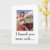 WR306086, hoorde ik u…. ziek was Kaart (Gele Bloem)