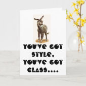 WR709040, hebt u stijl, hebt u klasse…. Kaart (Gele Bloem)