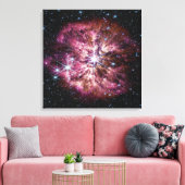 WR 124 Ster & Nebula | Heldere sterren | JWST Canvas Afdruk (Insitu (Woonkamer))