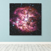 WR 124 Ster & Nebula | Heldere sterren | JWST Canvas Afdruk (Insitu (Houten vloer))
