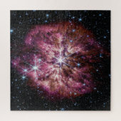 WR 124 Ster & Nebula | Heldere sterren | JWST Legpuzzel (Verticaal)