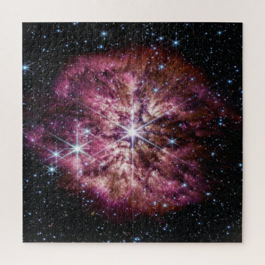 WR 124 Ster & Nebula | Heldere sterren | JWST Legpuzzel (Verticaal)
