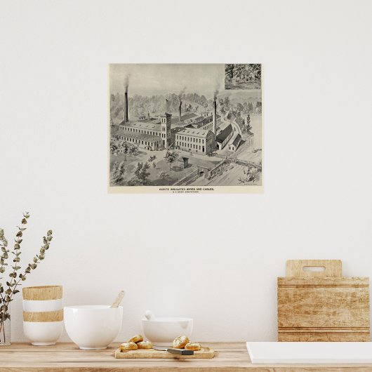 WR Brixey, fabrikant Poster (Keuken)