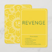Wraak Geel LOA Emotionele Begeleiding Schaal Kaart (Voorkant / Achterkant)