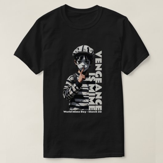 Wraak is van mij t-shirt (Design voorkant)