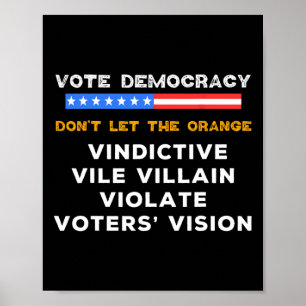 Wraakzuchtige schurk schenden kiezers Vision Kama Poster