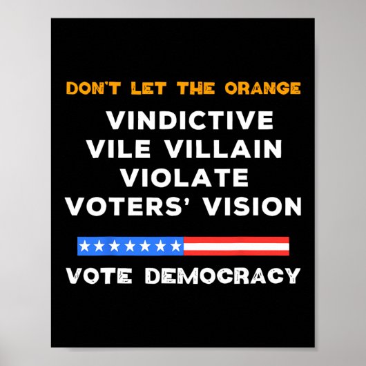 Wraakzuchtige schurk schenden stemvisioen Kamala Poster (Voorkant)