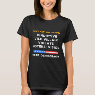 Wraakzuchtige schurk schenden stemvisioen Kamala T-shirt