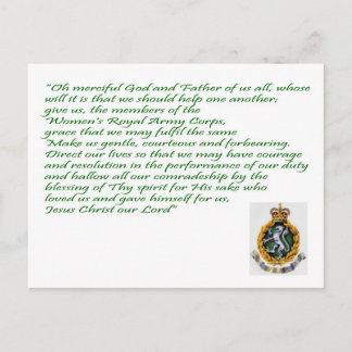 WRAC-Briefkaart Briefkaart