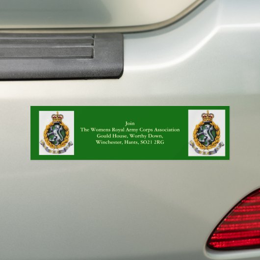 WRAC-Bumpersticker Bumpersticker (Op auto)