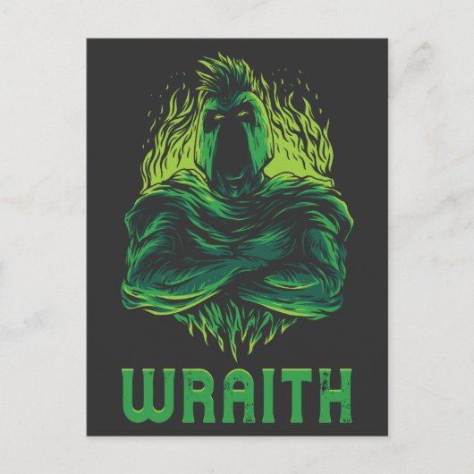 Wraith Ghost Undode Warrior Soldier-Cyprid Briefkaart (Voorkant)