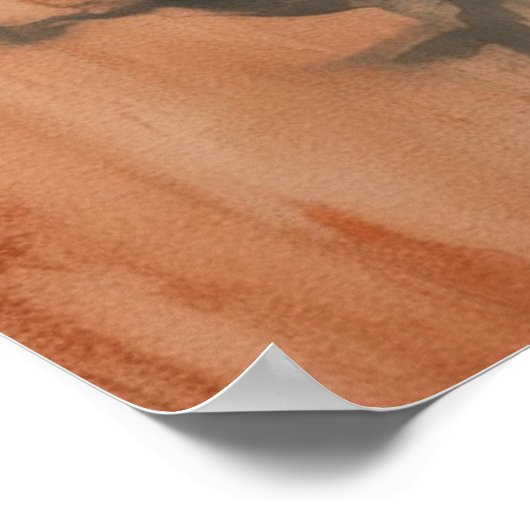 Wraith in Bloom - Surrealistische donkere fantasie Poster (Hoek)