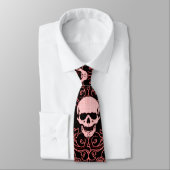 Wraithe  Red Gothic Skulls Gentlemen's Stropdas (Gebonden)