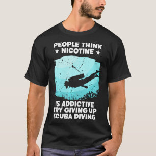 Wrak duiken Freediver Scuba duiker Oceaan T-shirt