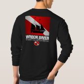 Wrak duiker (schip) t-shirt (Achterkant)