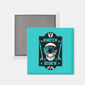 Wrak duikers magneet (Voorkant / Achterkant)