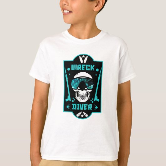 Wrak duikers t-shirt (Voorkant)