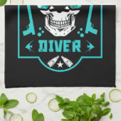 Wrak duikers theedoek (Gevouwen)