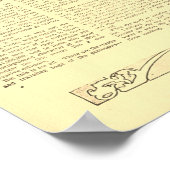 Wrak van de krant Lusitania Poster (Hoek)