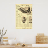Wrak van de Lusitania Krant  Poster (Keuken)