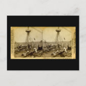 Wrak van de VS Maine Divers komen  op Briefkaart (Voorkant)