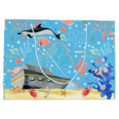 Wrak van een diep Zee dolfijnenschip onder water Groot Cadeauzakje (Achterkant)