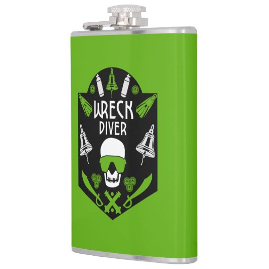 Wrak Zee duikers Heupfles (Links)