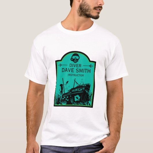 Wrak Zee duikers T-shirt (Voorkant)