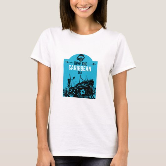 Wrak Zee duikers T-shirt (Voorkant)