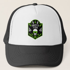 Wrak Zee duikers Trucker Pet