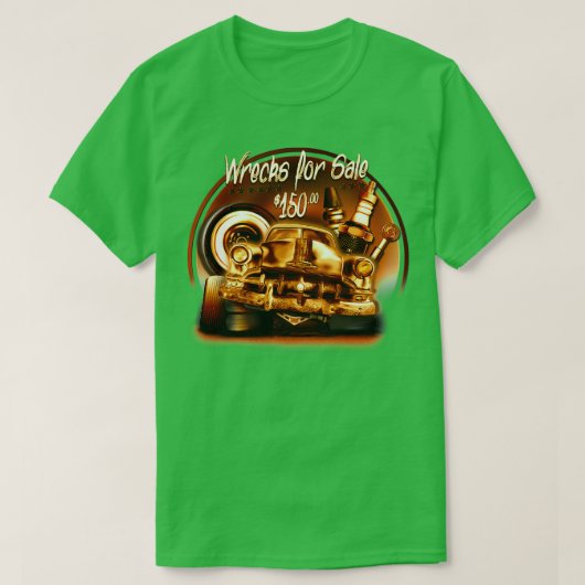 Wrakken voor verkoop t-shirt (Design voorkant)