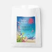 Wrakstukken onder het Zeeen Baby shower Bedankzakje (Voorkant)