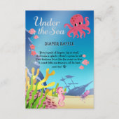 Wrakstukken onder het Zeeen Baby shower Informatiekaartje (Voorkant)