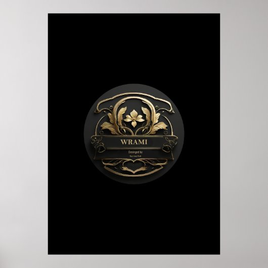 Wrami Logo, Designed by Kay Uwe Rott Poster (Voorkant)