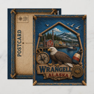 Wrangell Alaska Ansichtkaart Reis Reizen Briefkaart