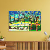 Wrangell, Alaska - Grote letterscènes Canvas Afdruk (Insitu (Woonkamer))