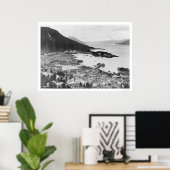 Wrangell, Alaska Panorama 1914 Poster (Thuiskantoor)