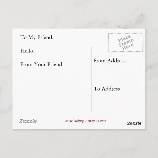 Wrangell Bay, Alaska  Briefkaart (Achterkant)