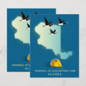 Wrangell St Elias Alaska kaart (Voorkant / Achterkant)