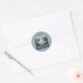 Wrangell-St. Elias Glacier Park-badge Ronde Sticker (Envelop)