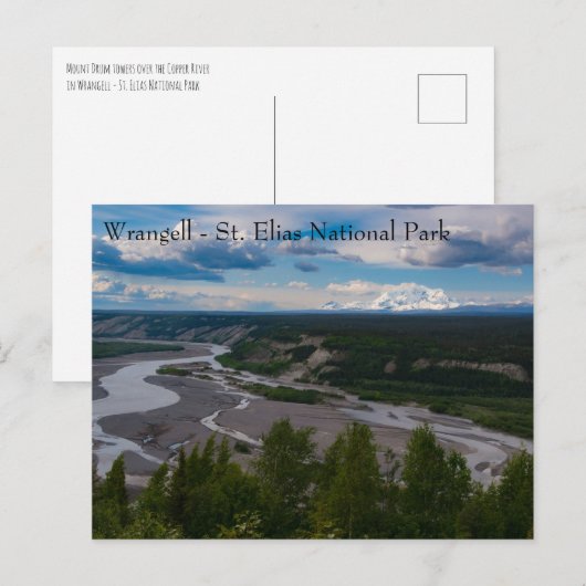 Wrangell - St Elias Nationaal Park Feestdagenkaart (Voorkant / Achterkant)