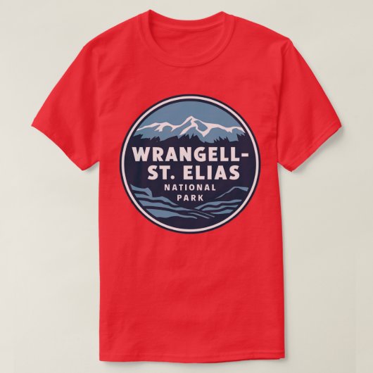 Wrangell St Elias Nationaal Park T-shirt (Design voorkant)