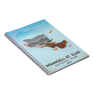 Wrangell-St. Elias National Park Alaska poster Notitieboek