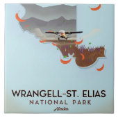 Wrangell-St. Elias National Park Alaska poster Tegeltje (Voorkant)
