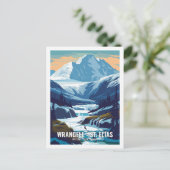 Wrangell St Elias National Park Alaska, Verenigde Briefkaart (Staand voorkant)