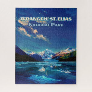 Wrangell St. Elias National Park Alaska Vintage Legpuzzel