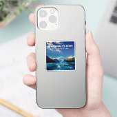 Wrangell St. Elias National Park Alaska Vintage Sticker (Telefoon)