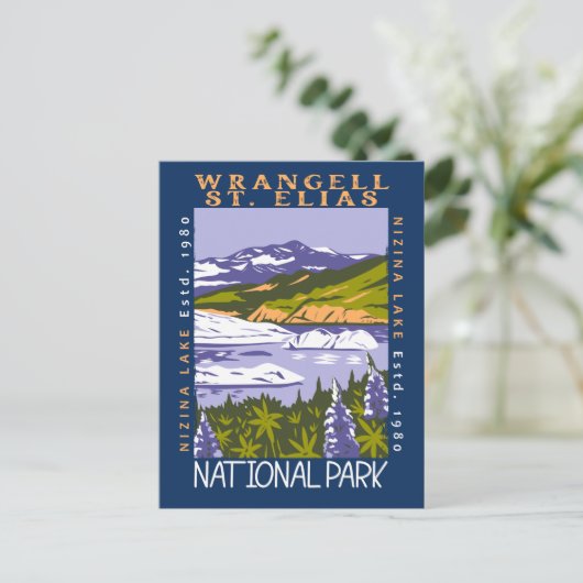 Wrangell St Elias National Park  Briefkaart (Staand voorkant)