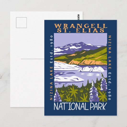 Wrangell St Elias National Park Briefkaart (Voorkant / Achterkant)